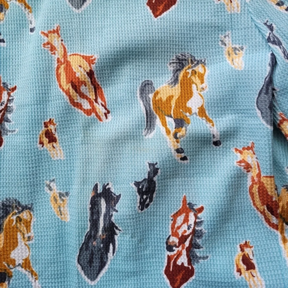 Roper Cowgirl Cuties Retro Horse Print Pajama Set, BNWT, Size S